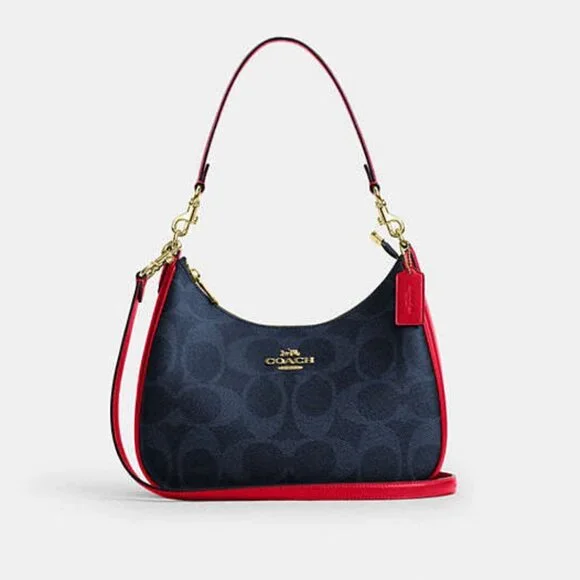 Teri Hobo Bag In Signature Canvas - Picture 1 of 3